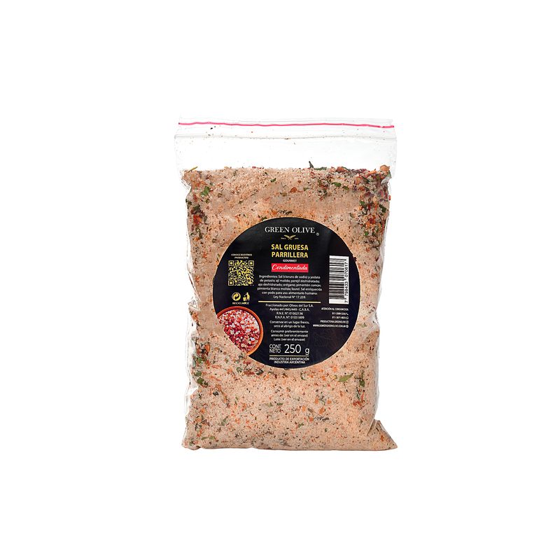 Sal Gruesa Parrillera Condimentada PREMIUM x 250 Gr. ZIPLOC