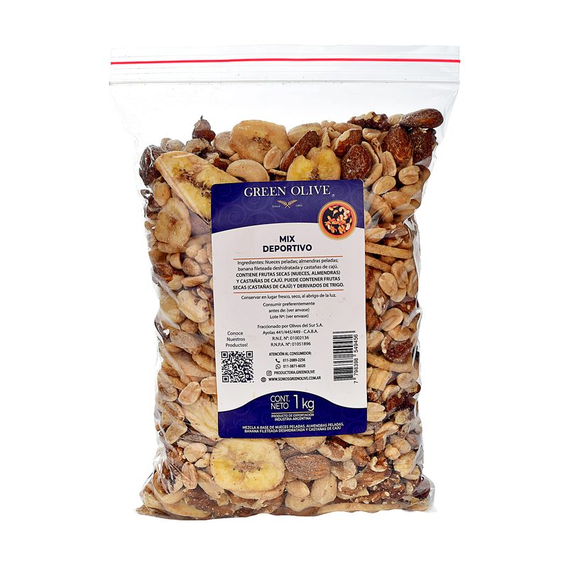 Mix Deportivo Premium x 1 Kg. ZIPLOC