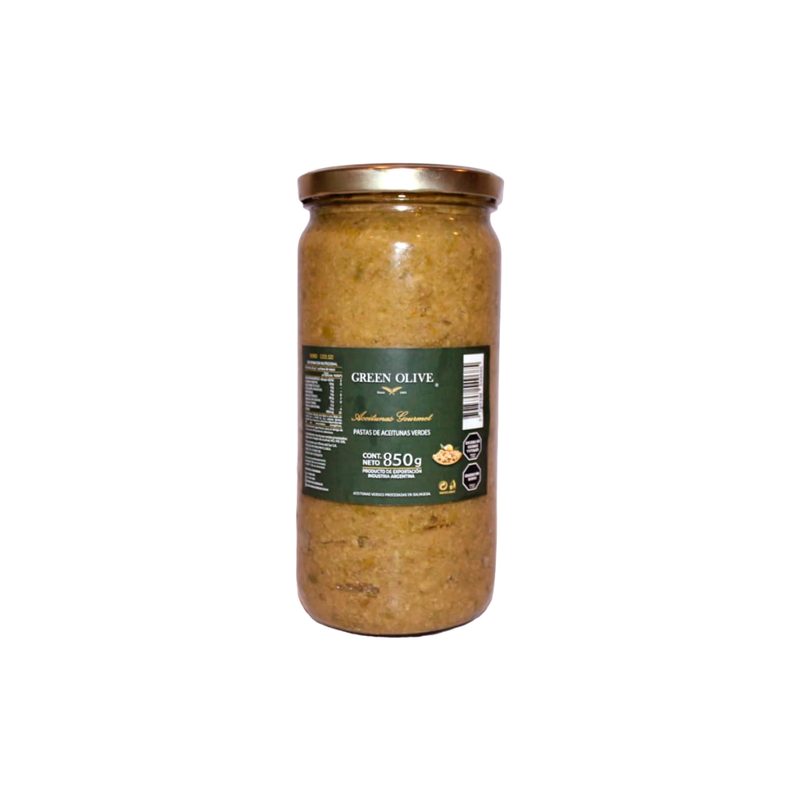 Pasta de Aceitunas Verdes x 850 Gr. Esc. VIDRIO