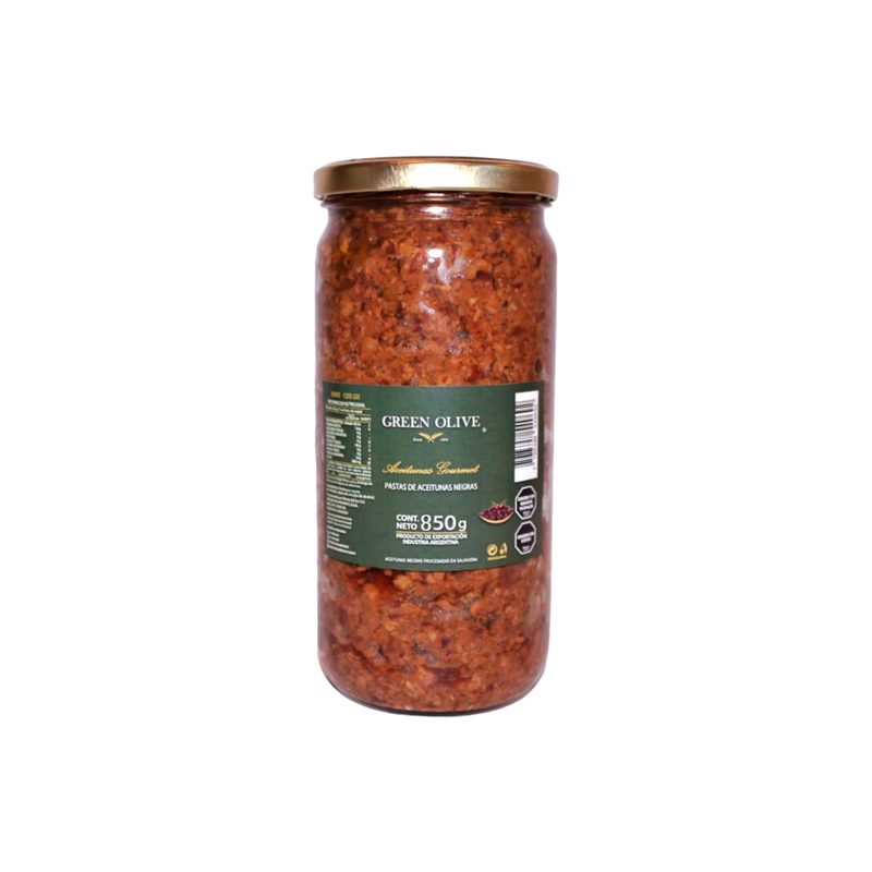 Pasta de Aceitunas Negras x 850 Gr. Esc. VIDRIO