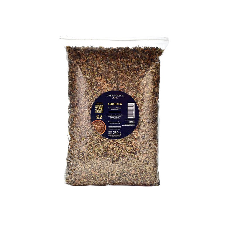 Albahaca Triturada PREMIUM x 250 Gr. ZIPLOC