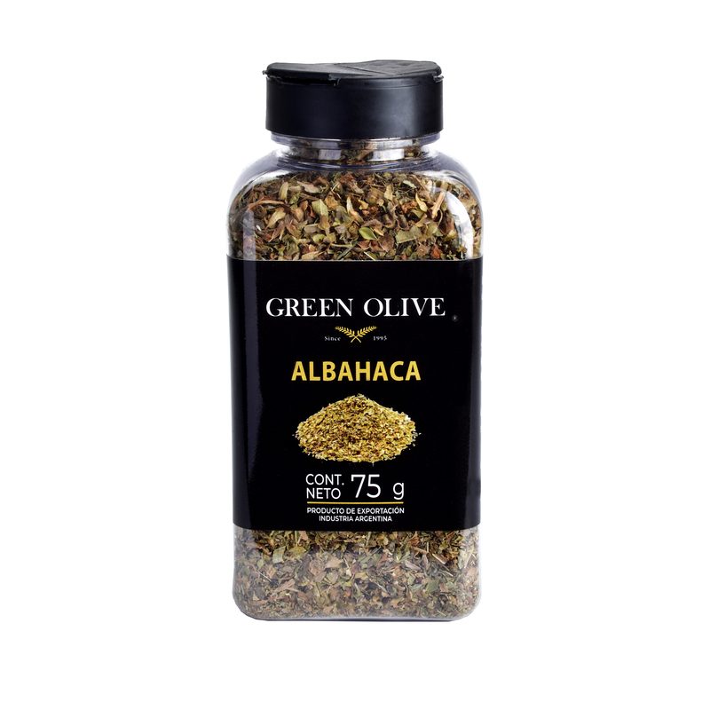 Albahaca Triturada PREMIUM x 75 Gr. PET ESPECIERO