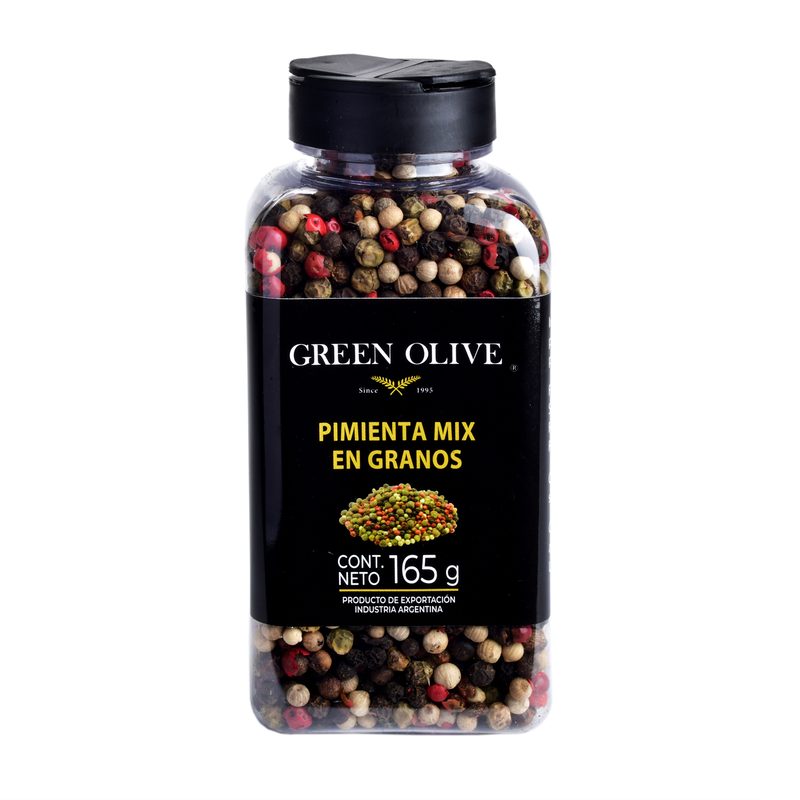 Pimienta Mix 4 Sabores en Granos PREMIUM x 165 Gr. PET ESPECIERO