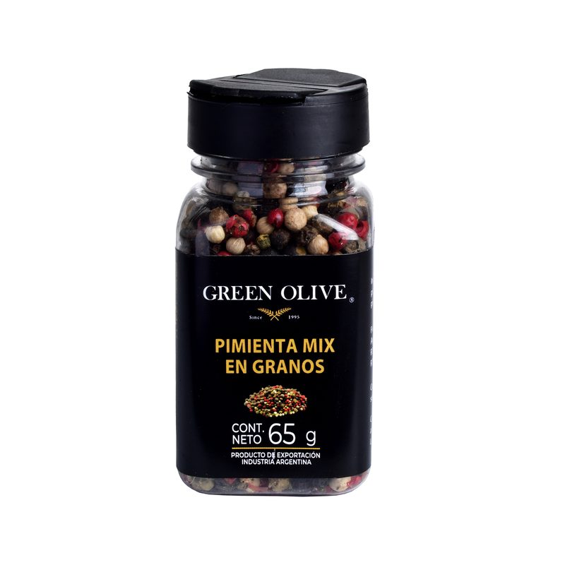 Pimienta Mix 4 Sabores en Granos PREMIUM x 65 Gr. PET ESPECIERO