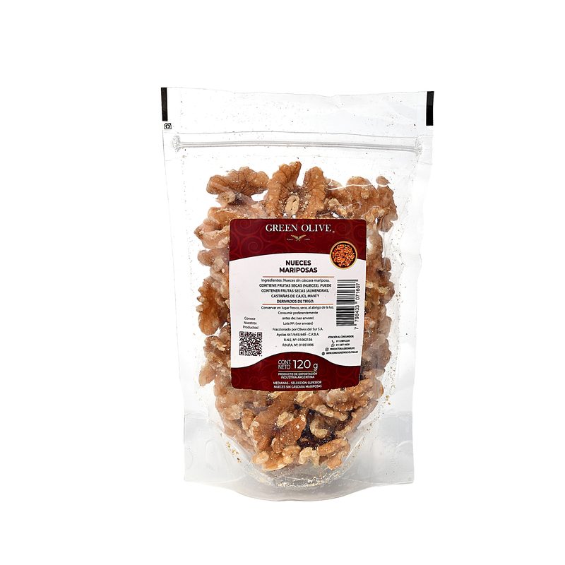 Nueces Peladas Mariposa Extra Light x 120 Gr. DOYPACK