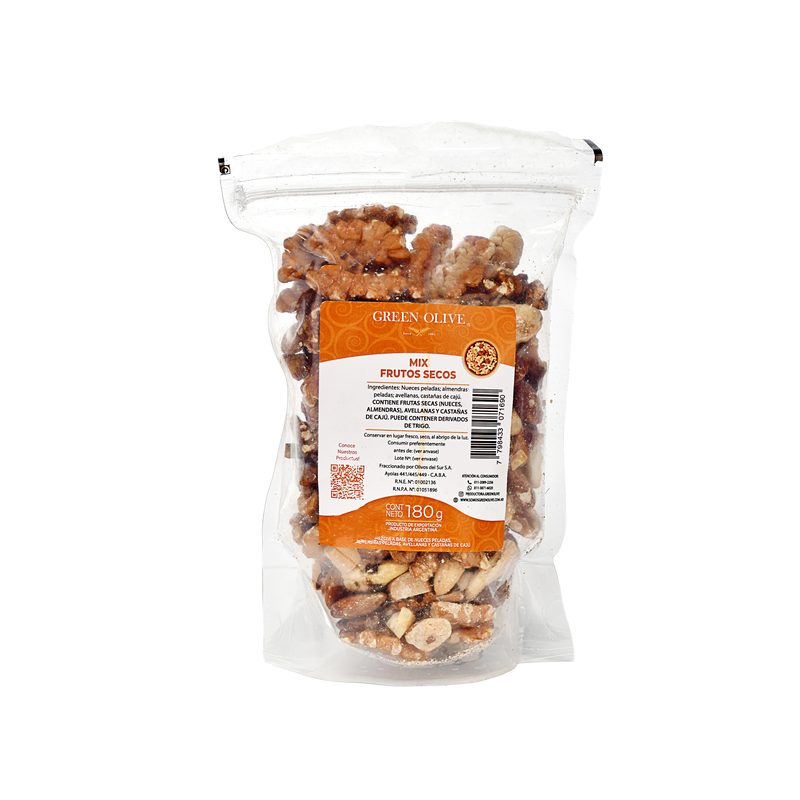 Mix Frutos Secos Premium x 180 Gr. DOYPACK