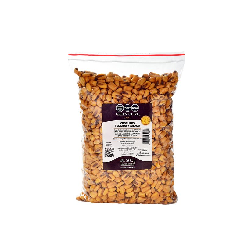 Choclitos Tostados y Salados x 500 Gr. ZIPLOC