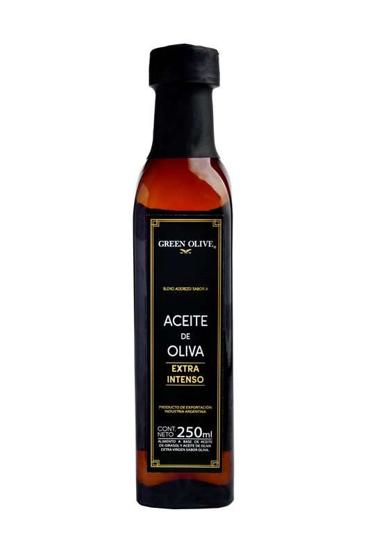 Aceite de Oliva Blend EXTRA INTENSO Mezcla x 250 Ml. VIDRIO