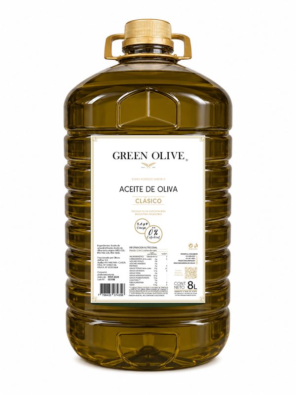 Aceite de Oliva blend CLASICO Mezcla x 8 Lt. PET