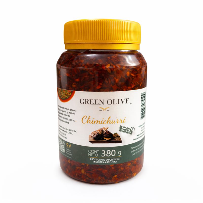 Chimichurri Preparado Gourmet en Aceite y Vinagre x 360 Gr. Esc. PET
