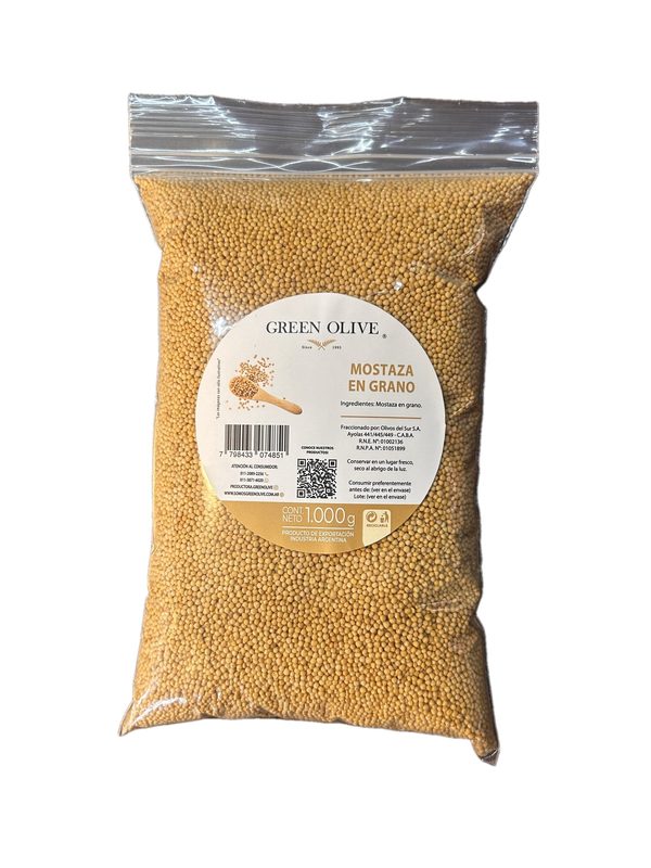 Mostaza en Granos PREMIUM x 1 Kg. ZIPLOC