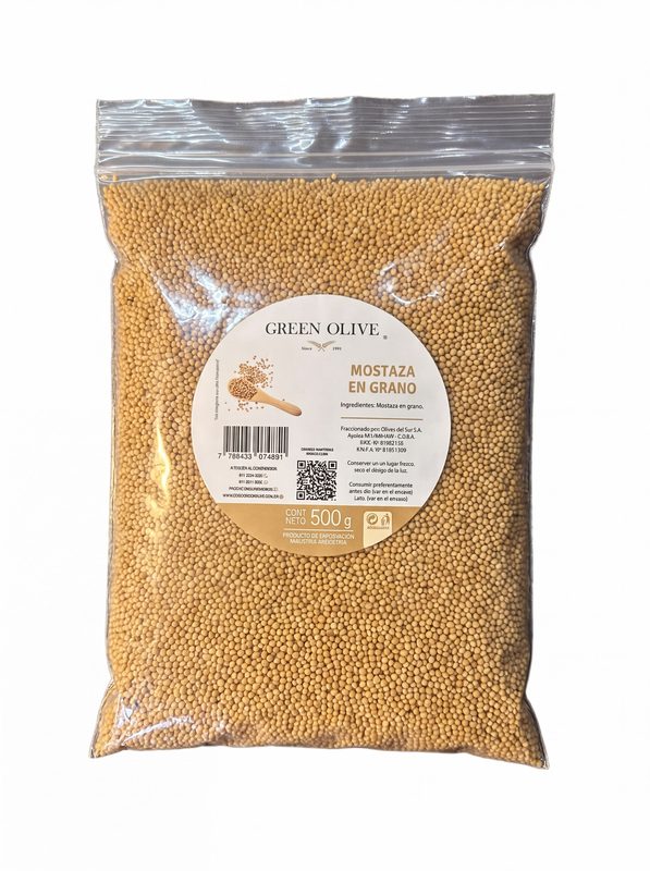 Mostaza en Granos PREMIUM x 500 Gr. ZIPLOC