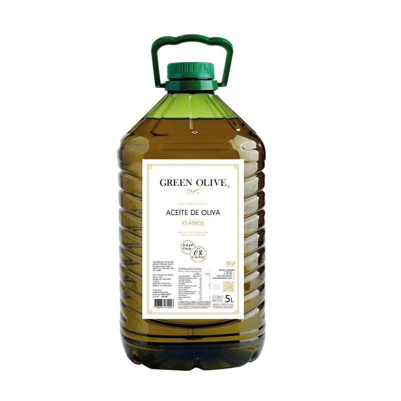 Aceite de Oliva Blend CLASICO Mezcla x 5 Lt. PET