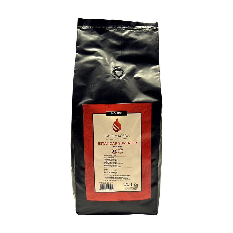 Café Molido Estándar Superior x 1.000 Gr. PACK