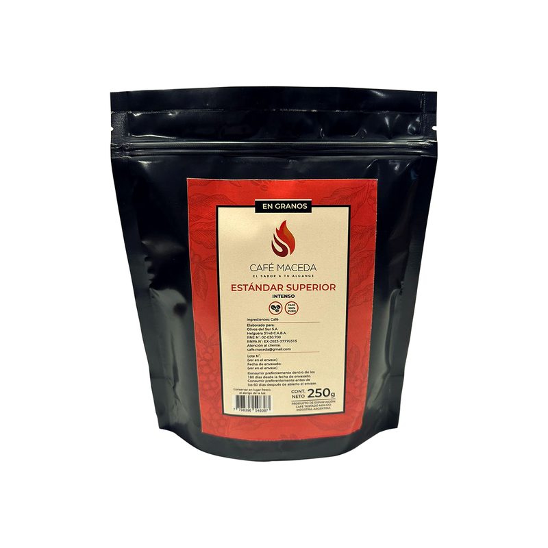 Café en Granos Estándar Superior x 250 Gr. DOYPACK