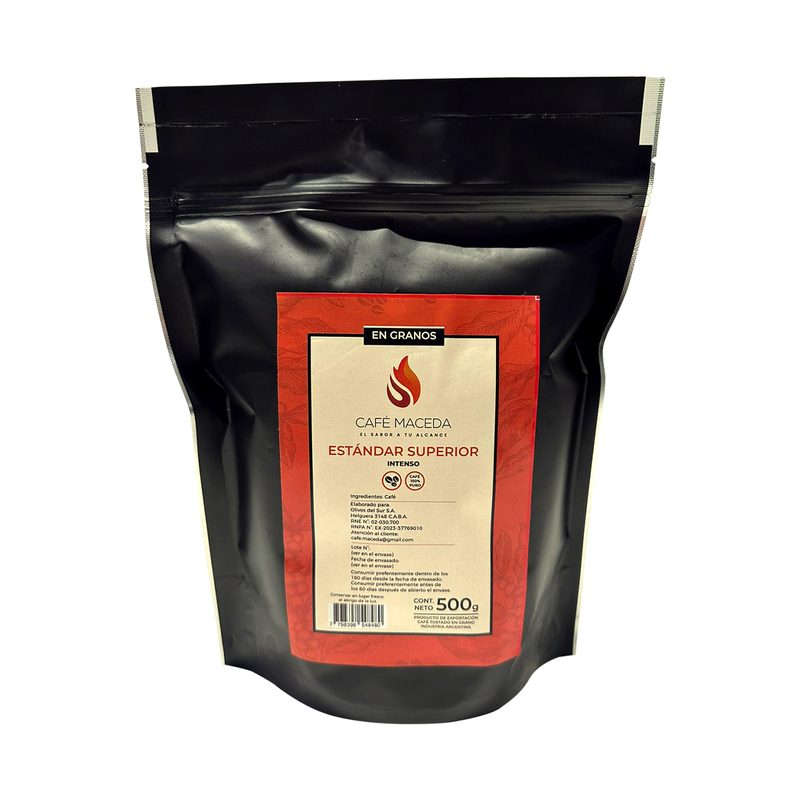 Café en Granos Estándar Superior x 500 Gr. DOYPACK