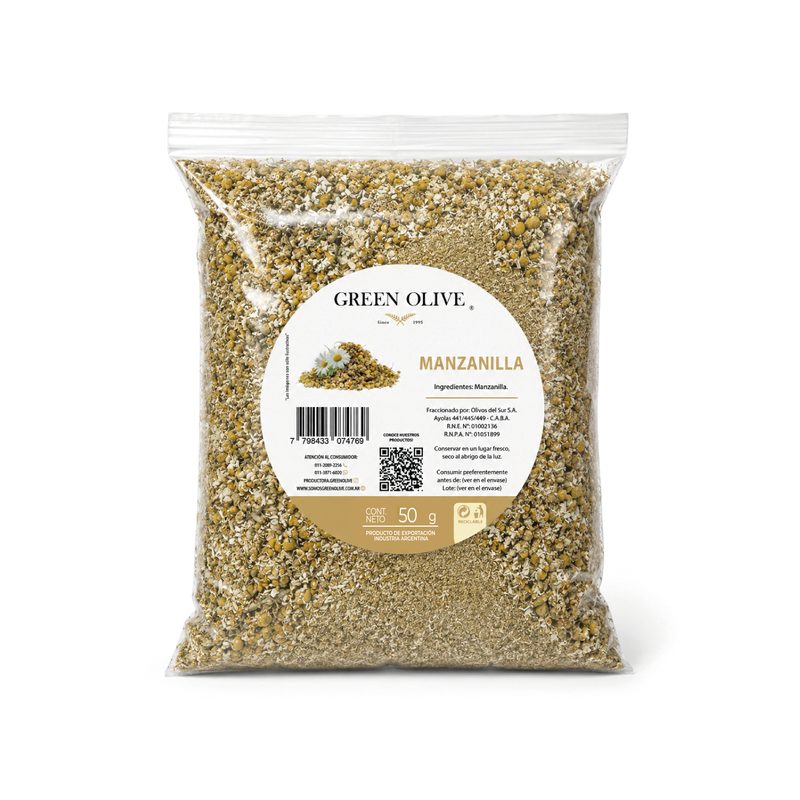 Manzanilla x 50 Gr. ZIPLOC